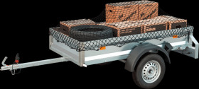 Trailer - trailer net, 210 x 125, large mesh
