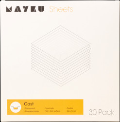 MCA180100AA 3D Printing, Clear 0.5mm Sheets 30 pack