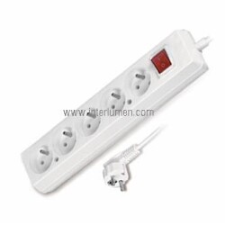 Przedłużacz 3m 5x2P+Z+wyłą.J-X/P-L 3x1,5 PS-570WS
