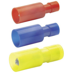 Klauke 1020V Bullet Connector 0.5-1mm&#xB2; red 4mm Pin 1pc