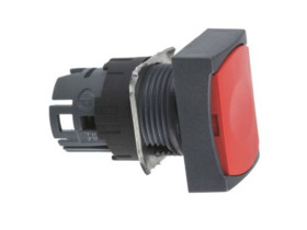 Przycisk płaski czerwony samopowrotny bez podświetlenia plastikowy prostokątny ZB6DA4 SCHNEIDER ELECTRIC