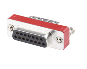 Adapter D-sub z typu D-Sub z 15 stykami na rodzaj Żeński z rodzaju Męski na typ D-Sub z 15 stykami