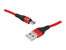 PS KABEL USB A - TYPE-C 2M CZERWONY