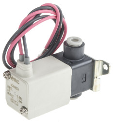 Pneumatyczne zawory elektromagnetyczne SMC 2/2 M5 x 0,8 24V dc 2 portowy