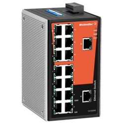 Weidmüller Switch sieciowy, unmanaged, Fast Ethernet, Liczba portów: 16x RJ45, IP 30, -40 °C...+75 °C 1286590000 Ilość p