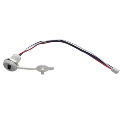 Gniazdo USB typu "C" do obudowy z osłoną gumową 4 przewody białe