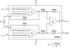 Low-Power, Zero-Drift, Precision Instrumentation Amplifier | DGK | 8 | -40 to 125