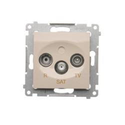 SIMON54 krem DASK.01/41 Gn. RTV-SAT końcowe