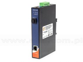 IGMC-1011GP, Media konwerter przemysłowy, DIN, 1x 10/1000TX (RJ-45) + 1x 1000FX (SFP)