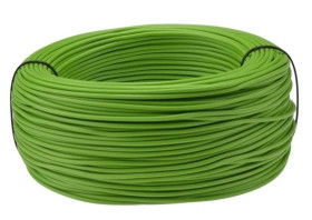 Przewód instalacyjny H05V-K / LgY 1 500V zielony linka giętka Helukabel 100m