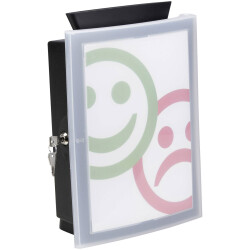 HAN 4102-13 IMAGE'IN Multifunction Ballot Box Black 260x375x128mm 1 pc