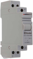 Modułowy przekaźnik krokowy 24V dc SPST-NO Finder 6.5W, na szynę DIN 105 Ω Śruba