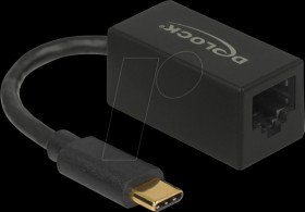 66043 Network card, USB type C, Gigabit Ethernet, 1x RJ45