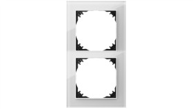 Vestra Ramka Podwójna Szkło Ip20 Srebrny 3872-63