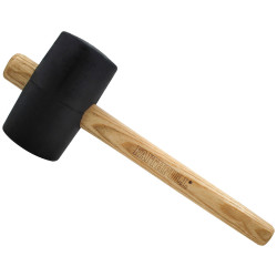 Faithfull FAIRMB28FSC FSC Black Rubber Mallet 28oz