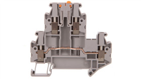 Złączka Przelotowa 4-Przewodowa Z Odłącznikiem Nożowym 2,5Mm2 Szara Uttb...