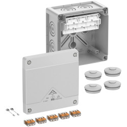 Spelsberg 40444001 Junction box Grey 127x127x75mm IP66 IP67 IP69 Wet Room