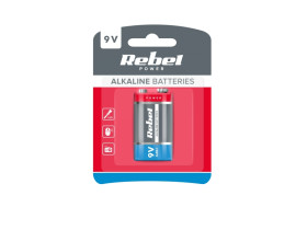 Baterie alkaliczne REBEL 9V 6LR61