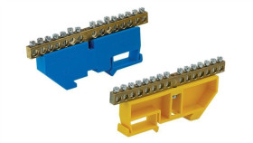 Listwa Zaciskowa ( Zerowa ) 18-Torowa Niebieska Lz12 D.20.00182