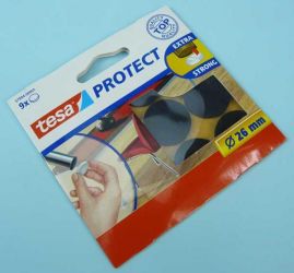 PODKŁADKI FILCOWE 26mm BRĄZOWE 9-SZT