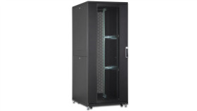 Szafa Serwerowa 19 Unique 47U 800X1000 Czarna Drzwi Perf Dn-19 Srv-47U-8-B-1