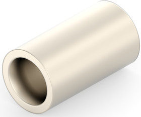 Butt connector, uninsulated, 1.25-2.0 mm², AWG 16 to 14, orange, 7.65 mm, 322347