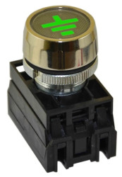 Wskaźnik uziemienia NEF22MWU 24V-230V zielony, W0-NEF22MWU Z