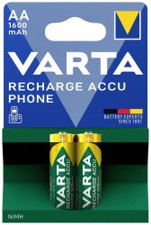Akumulator AA/R06 Varta RECH.AC.Phone AA1600mAh BLI2 58399201402, NiMH, 1600 mAh, 1.2 V, 2 szt.