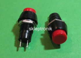 Przycisk okrągły ON PBS-20B czerwony