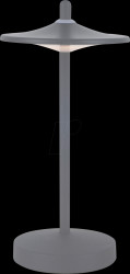 27700202 Cordless Lily desktop lamp, 3000 K, dimmable, IP54, grey