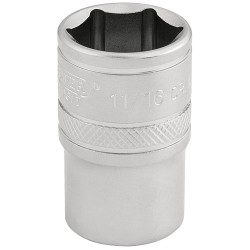 Draper Expert 16630 1/2&quot; Sq. Dr. 6 Point Imperial Socket (11/16&quot;)