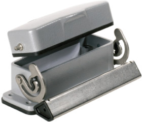 Surface mount housing, size A16, die-cast aluminum, longitudinal bow locking, IP65, 1664940000