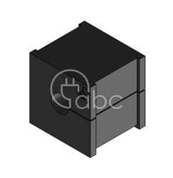 Moduł uszczelniający KT mały, KT 6, z otworem 1x6-7 mm, 41306