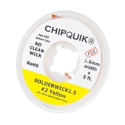 Solder Wick #2 Yellow - No Clean