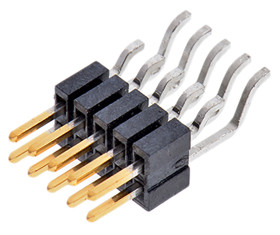 Złącze szpilkowe 10-pinowe raster: 1.27mm 2-rzędowe Samtec Montaż powierzchniowy 1.75A