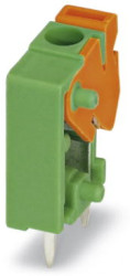 PCB terminal, 1 pole, pitch 5.08 mm, AWG 24-16, 15 A, spring-clamp connection, green, 1790319