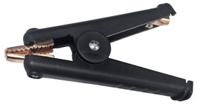 Zacisk krokodylkowy 300A izolowany 52mm Czarny RS PRO