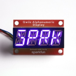 SparkFun Qwiic Alphanumeric Display - Purple