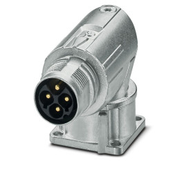 Złącze wielostykowe przemysłowe 4-pinowe M17 Montaż przedni Wtyczka Phoenix Contact