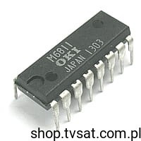 MSM6811 CODEC IC DIP16 OKI