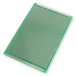 Single-sided universal PCB drilled 8x12 cm