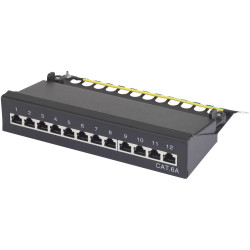 Renkforce RF-3353154 12 port Network patch box CAT 6A 1U