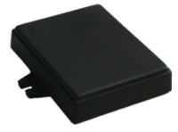 Z-71U Obudowa z tworzywa Z71U wymiary: 76x59x18mm - pełna, uszy na dłuższej krawędzi - czarna - polistyren