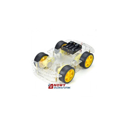 Podwozie robota + 4X silnik +koła -zestaw Arduino KLON