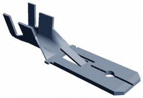 Konektor płaski Męski 6.35 x 0.81mm długość 30.1mm Izolacja: Nieizolowane Cyna