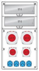 Rozdzielnica R-BOX 740 34S:2x125/5,2x32/5,4x250V,IP65 B.18.740-10_IP65
