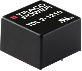 DC converter, 4.5-10 VDC, 2 W, 1 output, 5 VDC, 81 % efficiency, TDL 2-0511