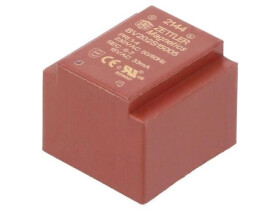 Transformator zalewany, Moc: 0,5VA, Upierw: 230VAC, Iwyj: 33,3mA, Uwyj: 15V, na PCB BV202S15005