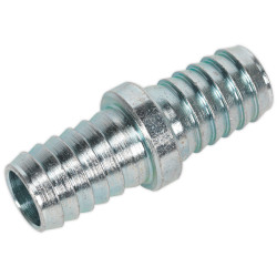 Sealey AC51 Double End Hose Connector 1/2&quot; Hose Pack of 2