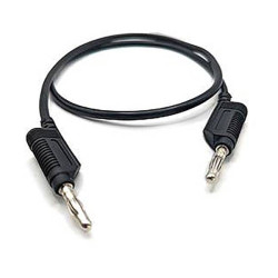 Mueller 22.170-1M-0 Test Lead 4mm Jack 1m Black 1pc